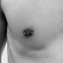 Nipple piercing